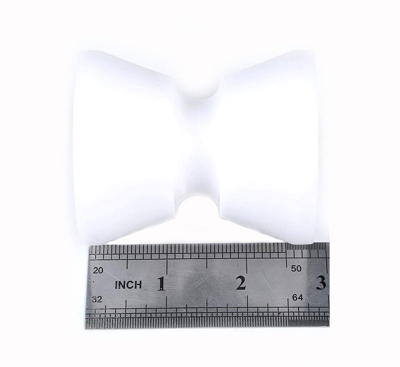 Mxeol Marine Anchor Bow Roller White Acetal Wheels 2PCS - Image 3